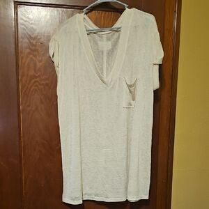 Torrid White Relaxed T-Shirt Short Sleeve